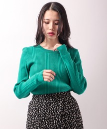 nappalm（ナップパーム）の「nappalm ウォッシャブルクルーネックセーター（ニット/セーター）」