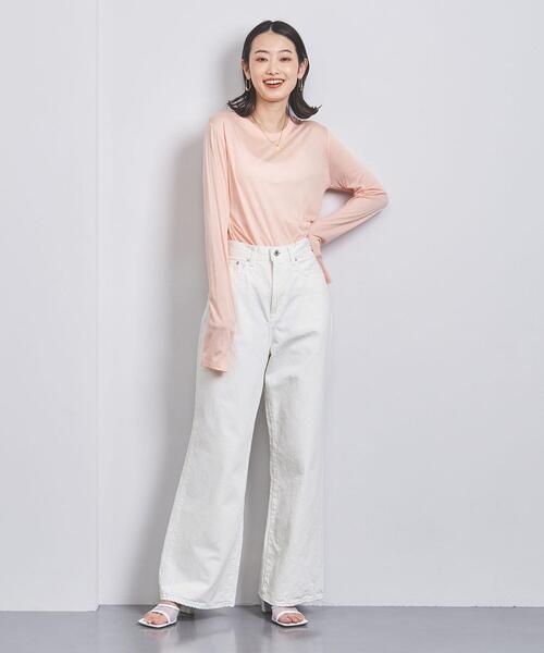 UNITED ARROWS（ユナイテッドアローズ）の「＜UNITED ARROWS＞デニム ワイドパンツ W（デニムパンツ・レディース・コバルトブルー/ホワイト・38/36/34）」の12枚目の写真