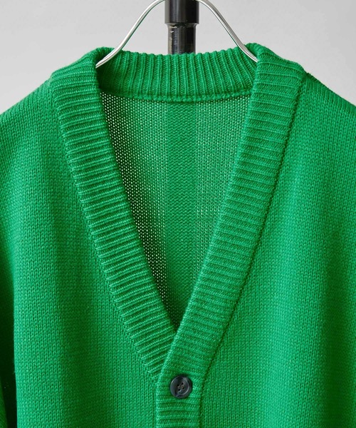 re_k by JUNRED（レクバイジュンレッド）の「【　re_k by JUNRED　】2WAY BIGカーディガン（カーディガン/ボレロ・メンズ・グリーン/ブルー系その他4/ブラック・L/M/S）」の5枚目の写真