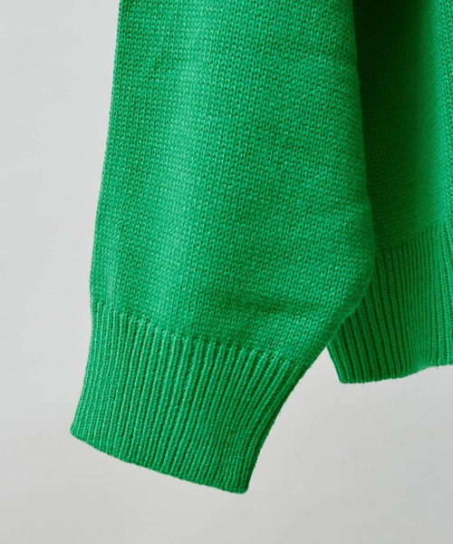 re_k by JUNRED（レクバイジュンレッド）の「【　re_k by JUNRED　】2WAY BIGカーディガン（カーディガン/ボレロ・メンズ・グリーン/ブルー系その他4/ブラック・L/M/S）」の7枚目の写真