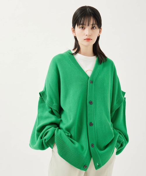 セール】【 re_k by JUNRED 】2WAY BIGカーディガン（カーディガン