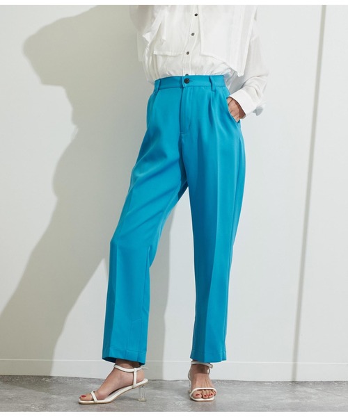 Settimissimo（セッティミッシモ）の「サイドスリットスラックスパンツ（スラックス・レディース・ベージュ/レッド/ブルー・FREE）」の11枚目の写真