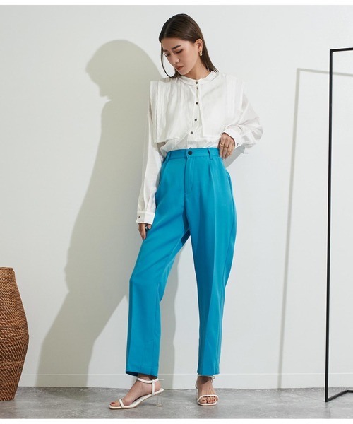 Settimissimo（セッティミッシモ）の「サイドスリットスラックスパンツ（スラックス・レディース・ベージュ/レッド/ブルー・FREE）」の14枚目の写真