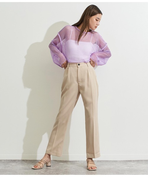 Settimissimo（セッティミッシモ）の「サイドスリットスラックスパンツ（スラックス・レディース・ベージュ/レッド/ブルー・FREE）」の15枚目の写真