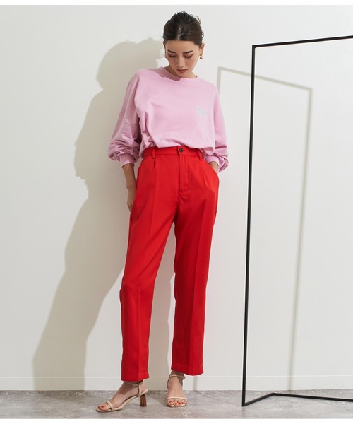 Settimissimo（セッティミッシモ）の「サイドスリットスラックスパンツ（スラックス・レディース・ベージュ/レッド/ブルー・FREE）」の16枚目の写真