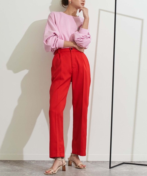 Settimissimo（セッティミッシモ）の「サイドスリットスラックスパンツ（スラックス・レディース・ベージュ/レッド/ブルー・FREE）」の20枚目の写真