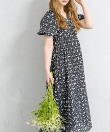 OLIVE des OLIVE | バルーン袖プリーツワンピース(ワンピース)