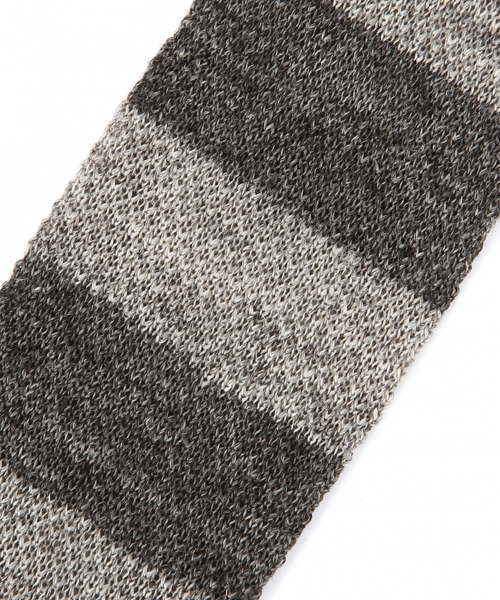 green label relaxing（グリーンレーベルリラクシング）の「[マルコ タンボリーニ] Marco Tamborini KNIT L MLG 2C BOR ネクタイ◆（ネクタイ・メンズ・グレー/ベージュ/ネイビー・フリー）」の5枚目の写真
