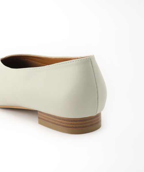 Simplicite（サンプリシテ）の「Vカットフラットシューズ（スリッポン・レディース・チャコールグレー/ブラック/グリーン・SMALL/MEDIUM/LARGE）」の4枚目の写真