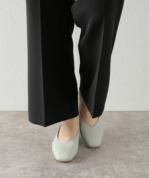 Simplicite（サンプリシテ）の「Vカットフラットシューズ（スリッポン・レディース・チャコールグレー/ブラック/グリーン・SMALL/MEDIUM/LARGE）」の11枚目の写真