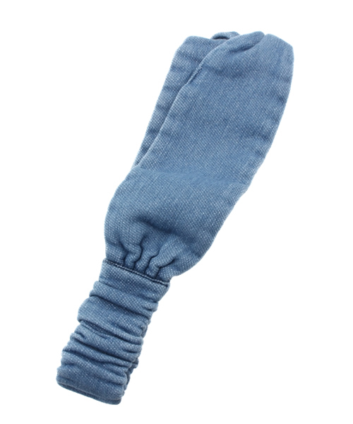 Ray BEAMS（レイビームス）の「Maison de Lyllis / デニム ヘアバント（ヘアバンド・レディース・サックスブルー/ネイビー・ONE SIZE）」の5枚目の写真