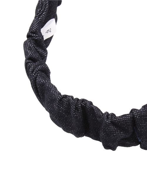 Ray BEAMS（レイビームス）の「Maison de Lyllis / デニム ヘアバント（ヘアバンド・レディース・サックスブルー/ネイビー・ONE SIZE）」の9枚目の写真