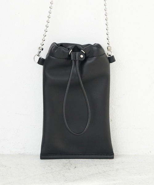 ROPE' PICNIC（ロペピクニック）の「パールチェーンハンドルソフトミニショルダーバッグ（ショルダーバッグ・レディース・ブラック/グリーン/ボルドー/イエロー系その他2・FREE）」の11枚目の写真