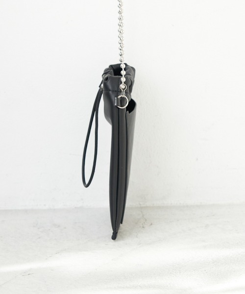 ROPE' PICNIC（ロペピクニック）の「パールチェーンハンドルソフトミニショルダーバッグ（ショルダーバッグ・レディース・ブラック/グリーン/ボルドー/イエロー系その他2・FREE）」の13枚目の写真