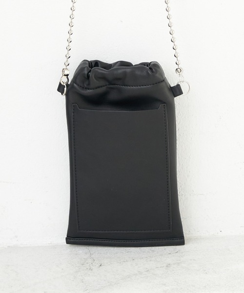 ROPE' PICNIC（ロペピクニック）の「パールチェーンハンドルソフトミニショルダーバッグ（ショルダーバッグ・レディース・ブラック/グリーン/ボルドー/イエロー系その他2・FREE）」の5枚目の写真