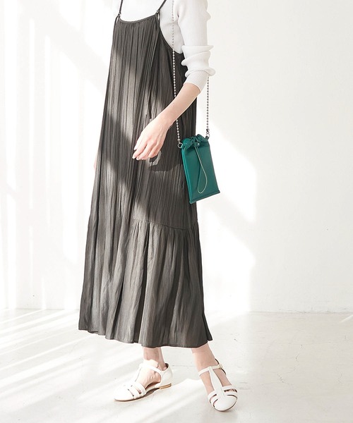 ROPE' PICNIC（ロペピクニック）の「パールチェーンハンドルソフトミニショルダーバッグ（ショルダーバッグ・レディース・ブラック/グリーン/ボルドー/イエロー系その他2・FREE）」の14枚目の写真