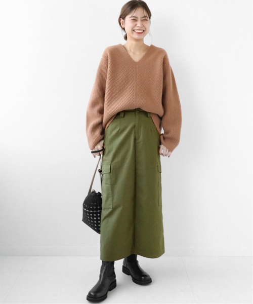 JOURNAL STANDARD relume(ジャーナルスタンダード レリューム)の「《追加2》カーゴスカート(スカート・レディース・カーキ・38/36)」の14枚目の写真