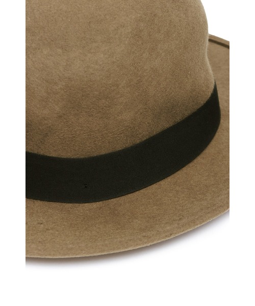 TORNADO MART（トルネードマート）の「TORNADO MART∴フェザーボーラーハット（ハット・メンズ・ブラック/ベージュ系その他・F）」の8枚目の写真
