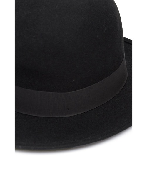 TORNADO MART（トルネードマート）の「TORNADO MART∴フェザーボーラーハット（ハット・メンズ・ブラック/ベージュ系その他・F）」の4枚目の写真