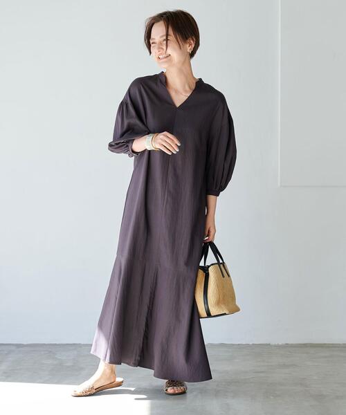Web限定 Label Xs H148 155 ワンピース ドレス Very Green Relaxing マーメイドライン Label Relaxing グリーンレーベルリラクシング のファッション スキッパー ワンピース ワンピース Label Green