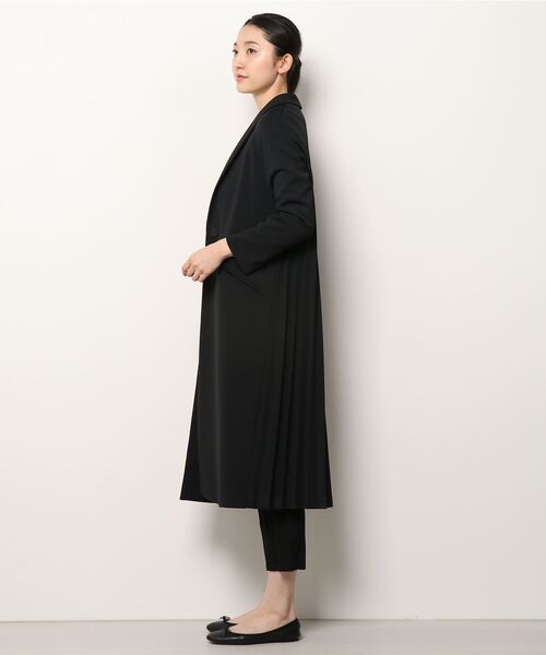 kaene（カエン）の「kaene(カエン) バックプリーツロングコート/フォーマル対応可（その他アウター・レディース・ブラック・FREE）」の2枚目の写真