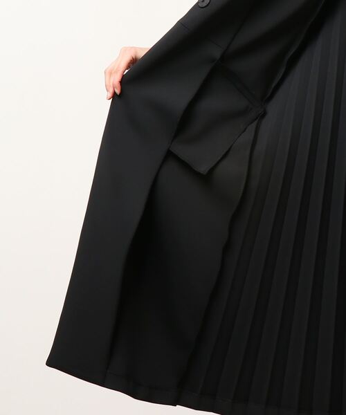 kaene（カエン）の「kaene(カエン) バックプリーツロングコート/フォーマル対応可（その他アウター・レディース・ブラック・FREE）」の4枚目の写真