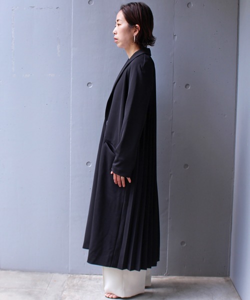 kaene（カエン）の「kaene(カエン) バックプリーツロングコート