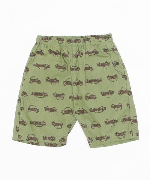 LB CLUB(エルビークラブ)の「柄込みブロード5分丈PN(その他パンツ・キッズ・グリーン/ベージュ・100/90/130/120/110)」の1枚目の写真