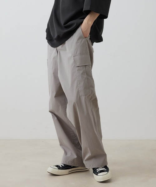 JUNRED(ジュンレッド)の「ミリタリーバギーカーゴパンツ(カーゴパンツ・メンズ・チャコールグレー/ミント/ベージュ系その他・S/M/L)」の3枚目の写真