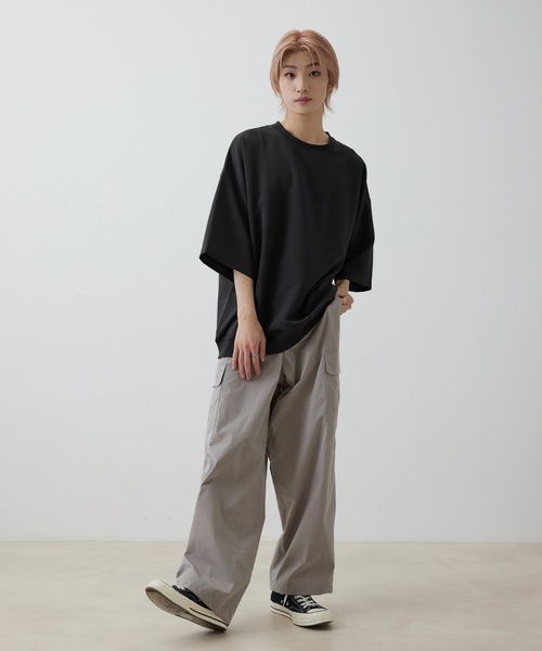 JUNRED(ジュンレッド)の「ミリタリーバギーカーゴパンツ(カーゴパンツ・メンズ・チャコールグレー/ミント/ベージュ系その他・S/M/L)」の6枚目の写真