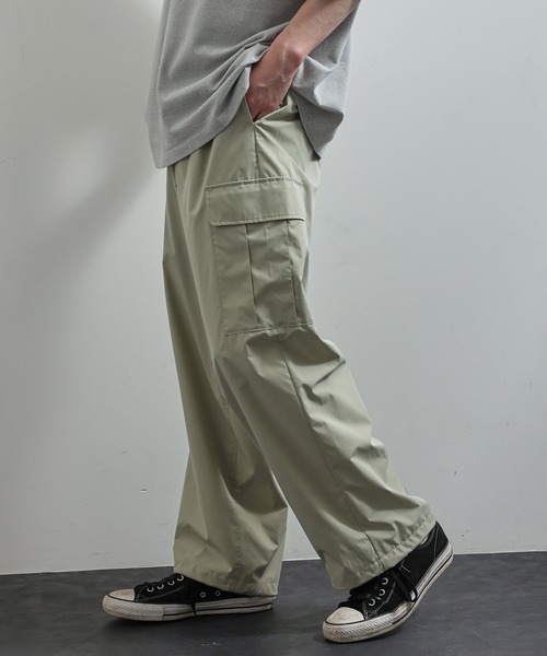 JUNRED(ジュンレッド)の「ミリタリーバギーカーゴパンツ(カーゴパンツ・メンズ・チャコールグレー/ミント/ベージュ系その他・S/M/L)」の18枚目の写真