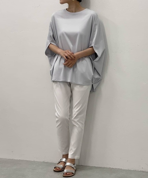 BEARDSLEY（ビアズリー）の「BIGマルカットソー（Tシャツ/カットソー・レディース・ブラウン/グレー・FREE）」の13枚目の写真