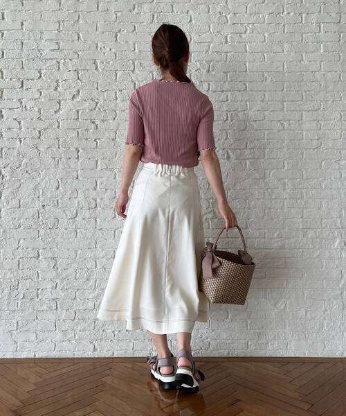 couture brooch（クチュールブローチ）の「◆ビッグリボンスポサン（サンダル・レディース・ブラック/サンドベージュ・35/45）」の21枚目の写真