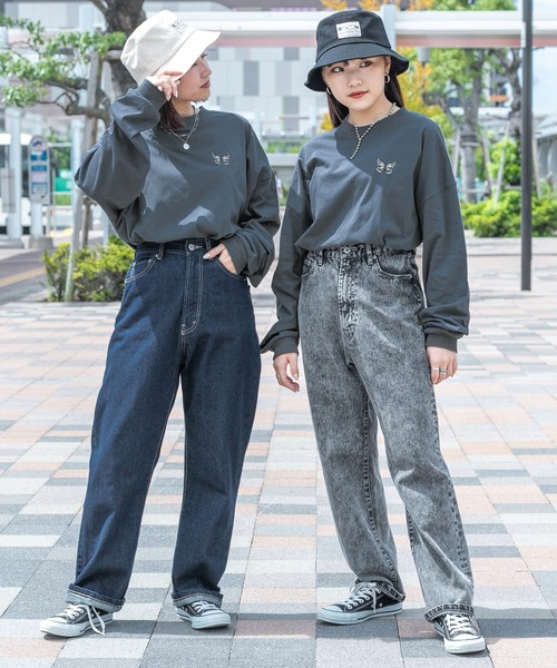 PairPair(ペアペア)の「アソートワンポイント刺繍ロンT(ユニセックス)(Tシャツ/カットソー・レディース・グリーン/ブルー系その他・FREE)」の17枚目の写真