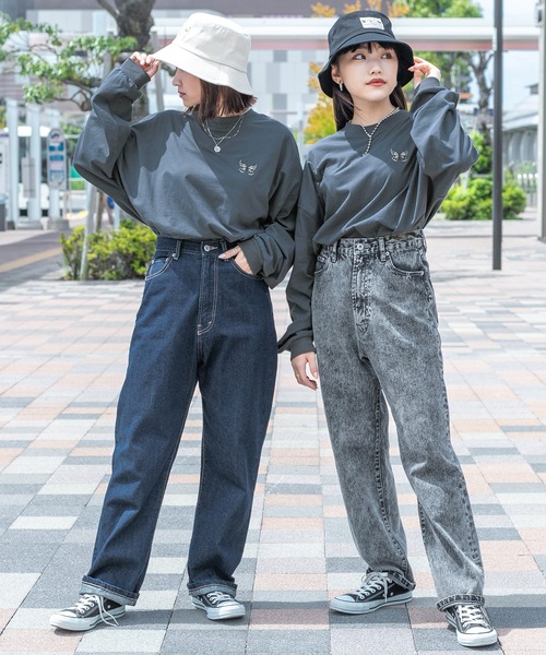 PairPair(ペアペア)の「アソートワンポイント刺繍ロンT(ユニセックス)(Tシャツ/カットソー・レディース・グリーン/ブルー系その他・FREE)」の18枚目の写真