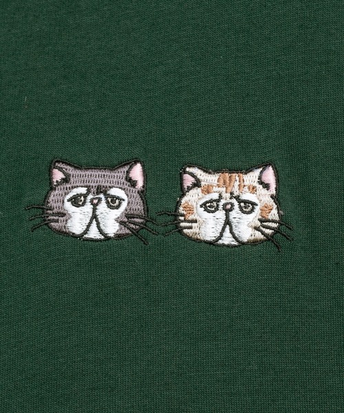 PairPair(ペアペア)の「アソートワンポイント刺繍ロンT(ユニセックス)(Tシャツ/カットソー・レディース・グリーン/ブルー系その他・FREE)」の11枚目の写真