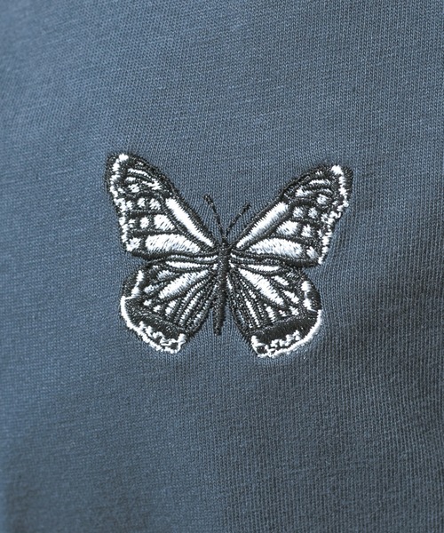 PairPair(ペアペア)の「アソートワンポイント刺繍ロンT(ユニセックス)(Tシャツ/カットソー・レディース・グリーン/ブルー系その他・FREE)」の21枚目の写真