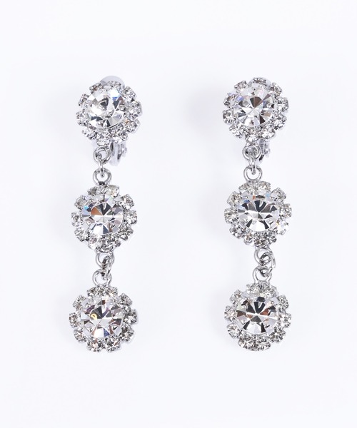 WC（ダブル シー）の「3連ビジューイヤリング（イヤリング・レディース・その他1/その他2・FREE）」の11枚目の写真