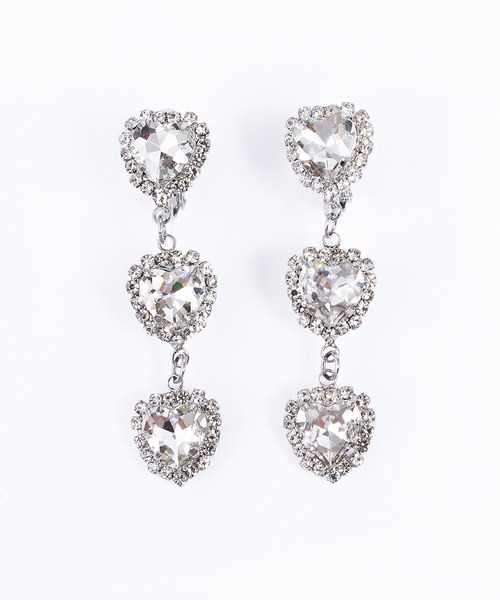 WC（ダブル シー）の「3連ビジューイヤリング（イヤリング・レディース・その他1/その他2・FREE）」の12枚目の写真