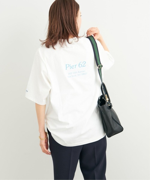 FRAMeWORK(フレームワーク)の「【JANE SMITH】PIER62 SHORT SLEEVE Tシャツ2(Tシャツ/カットソー・レディース・ホワイト/ブラック・FREE)」の10枚目の写真