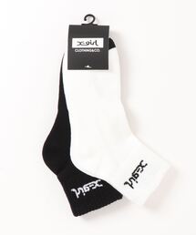 【X-girl /エックスガール】 LOGO 2P SOCKS