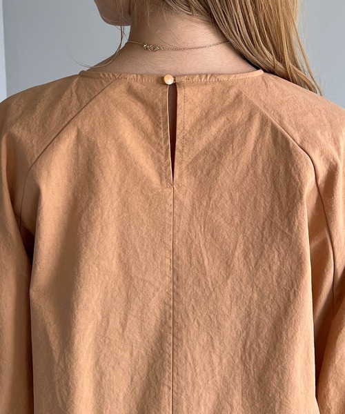 CAPRICIEUX LE'MAGE（カプリシューレマージュ）の「裾ドロストバルーンブラウス（シャツ/ブラウス・レディース・ホワイト/ブラック/オレンジ・FREE）」の12枚目の写真