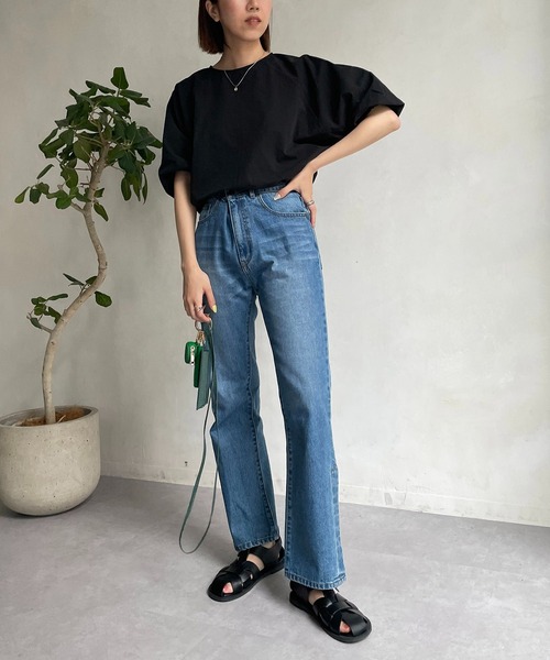 CAPRICIEUX LE'MAGE（カプリシューレマージュ）の「裾ドロストバルーンブラウス（シャツ/ブラウス・レディース・ホワイト/ブラック/オレンジ・FREE）」の20枚目の写真