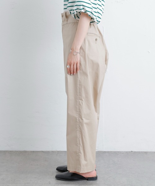 PUAL CE CIN(ピュアルセシン)の「【Du noir】JAPAN MADE サルエルパンツ(その他パンツ・レディース・ベージュ/ネイビー・FREE)」の11枚目の写真