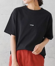 IAMUSE（アイアミューズ）の「【IAMUSE】ワンポイント刺繍ロゴＴシャツ S0403（Tシャツ/カットソー・レディース）」