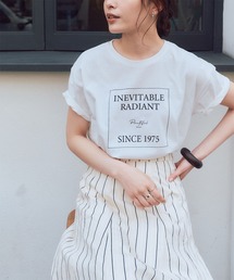 デザインロゴプリントTシャツ