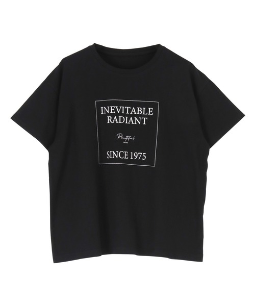titivate(ティティベイト)の「デザインロゴプリントTシャツ(Tシャツ/カットソー・レディース・ブラック/オフホワイト/ライトグリーン・FREE)」の5枚目の写真