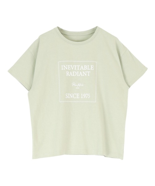 titivate(ティティベイト)の「デザインロゴプリントTシャツ(Tシャツ/カットソー・レディース・ブラック/オフホワイト/ライトグリーン・FREE)」の6枚目の写真