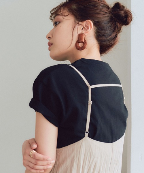 titivate(ティティベイト)の「デザインロゴプリントTシャツ(Tシャツ/カットソー・レディース・ブラック/オフホワイト/ライトグリーン・FREE)」の11枚目の写真