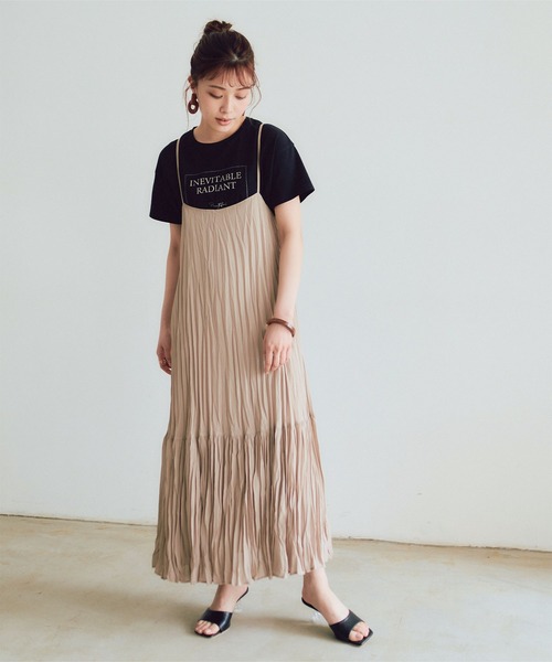 titivate(ティティベイト)の「デザインロゴプリントTシャツ(Tシャツ/カットソー・レディース・ブラック/オフホワイト/ライトグリーン・FREE)」の10枚目の写真